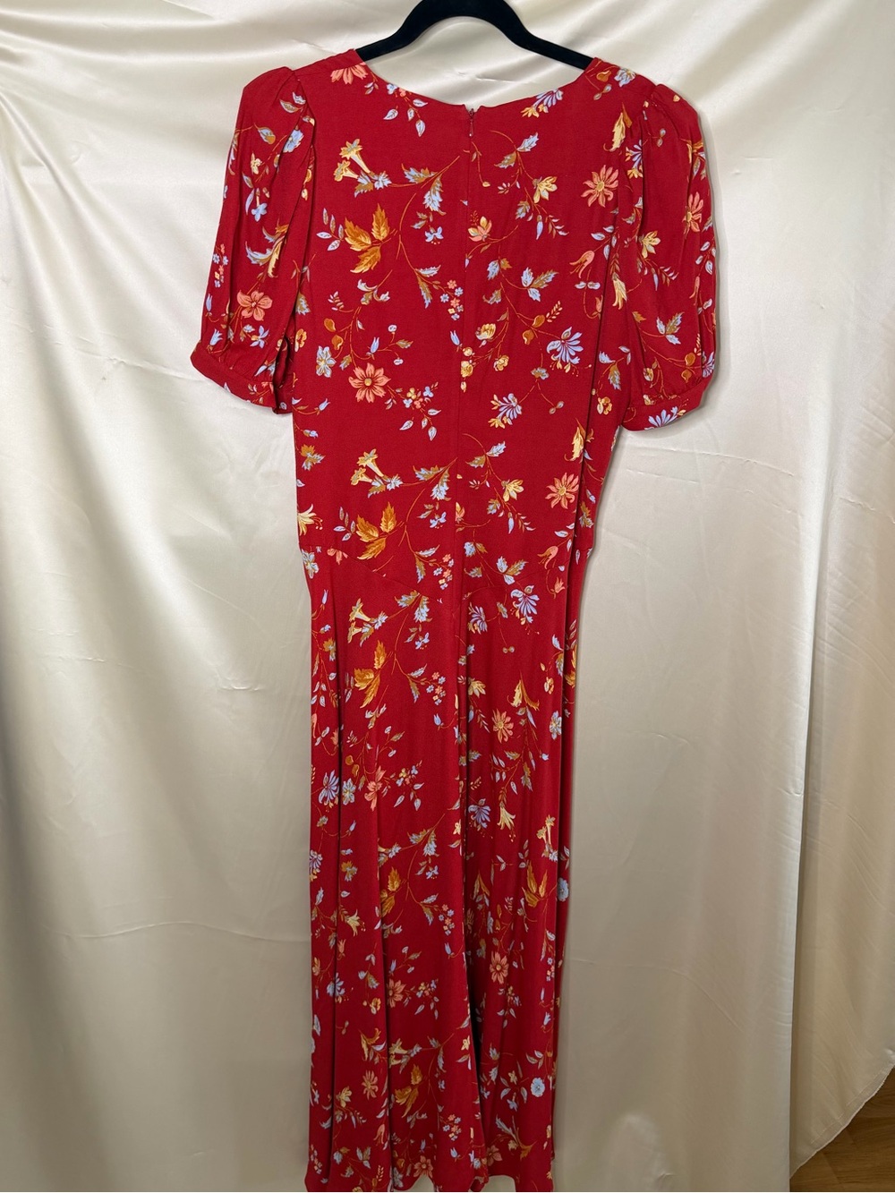 Reformation Naira Floral Maxi Dress with Puff Sleeves (Never Worn) - Picture 3 of 5